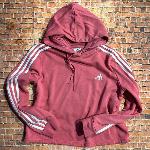 Adidas Crop Hoodie - Picture 1 of 2